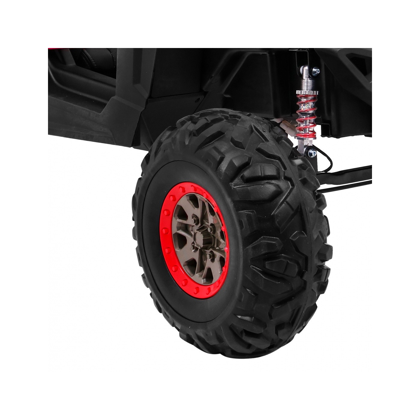 copy of Buggy SuperStar Děti Růžová 4x4 Pohon Dálkový Kufr MP3 LED Zámek Dveří