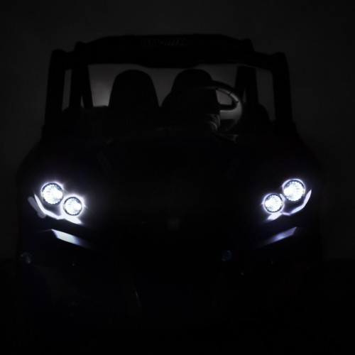 copy of Buggy SuperStar Děti Růžová 4x4 Pohon Dálkový Kufr MP3 LED Zámek Dveří