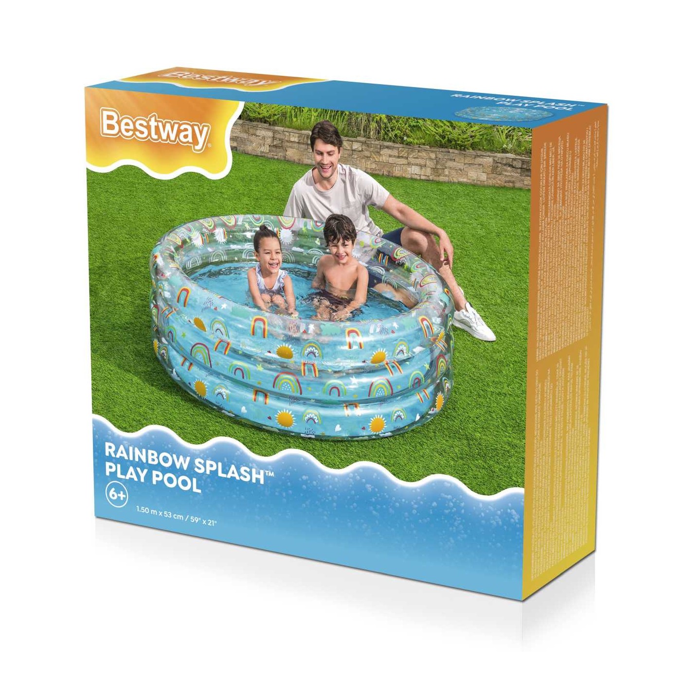 Zahradní bazén pro děti 150x53cm Tropical BESTWAY + opravná lišta