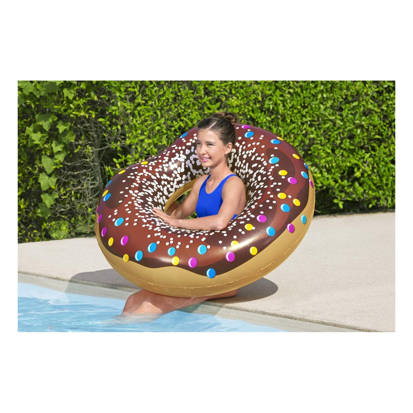 Donut BESTWAY 107cm dětský velký plavecký kolečkový vinyl