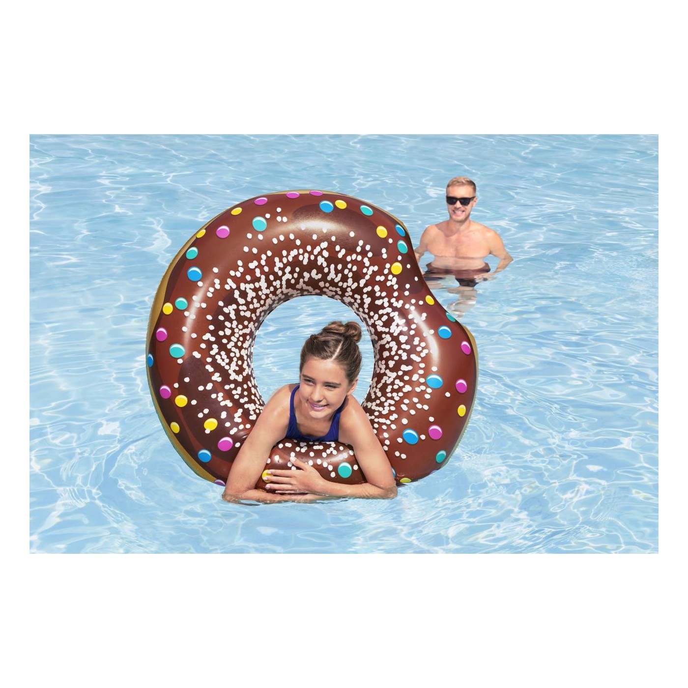 Donut BESTWAY 107cm dětský velký plavecký kolečkový vinyl