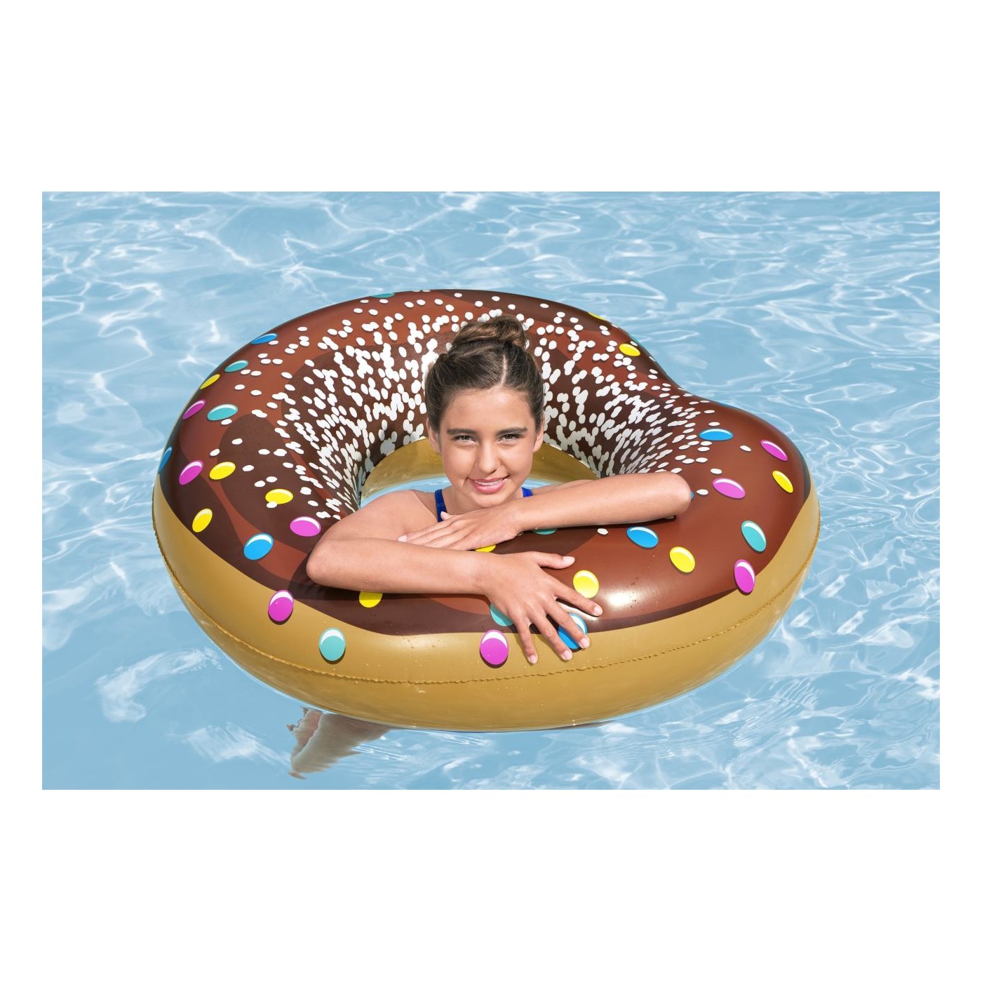 Donut BESTWAY 107cm dětský velký plavecký kolečkový vinyl