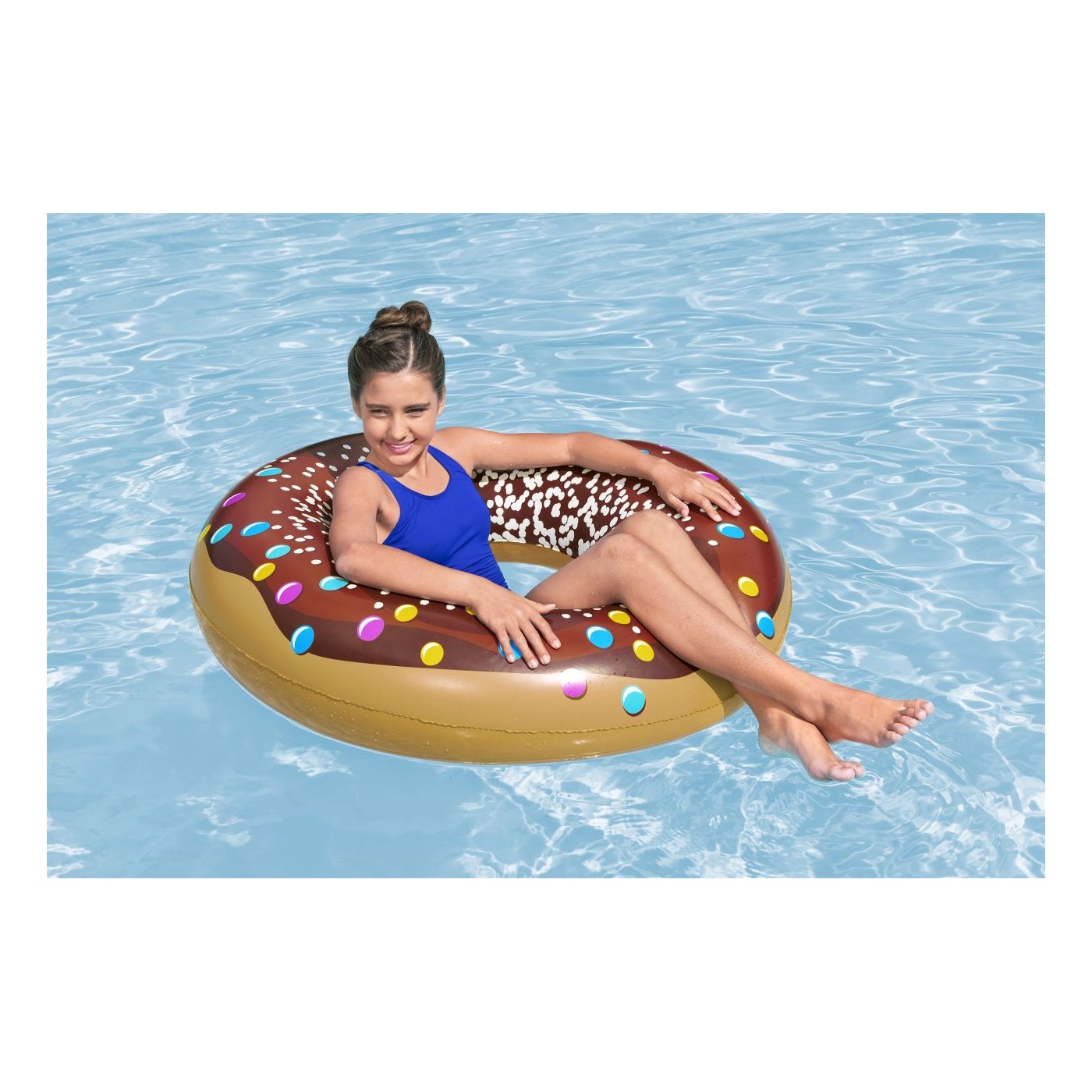 Donut BESTWAY 107cm dětský velký plavecký kolečkový vinyl