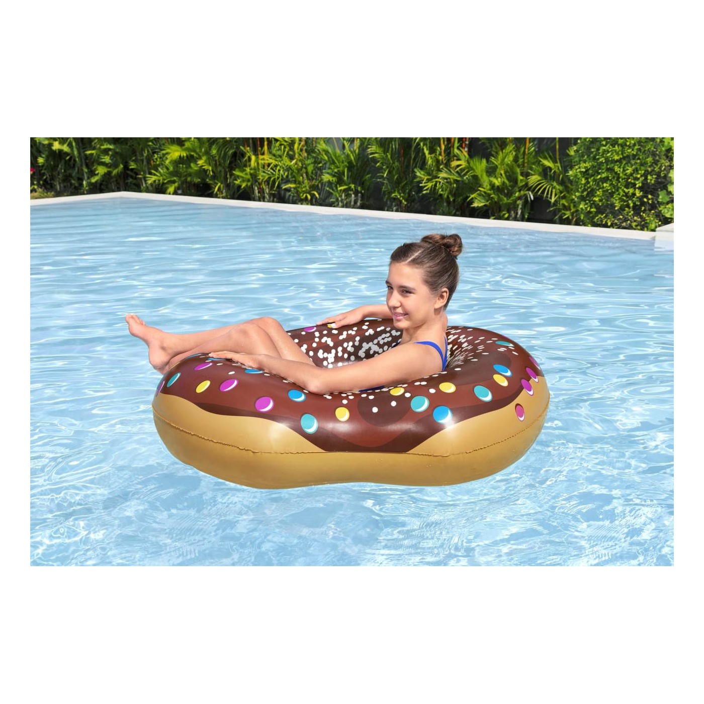 Donut BESTWAY 107cm dětský velký plavecký kolečkový vinyl