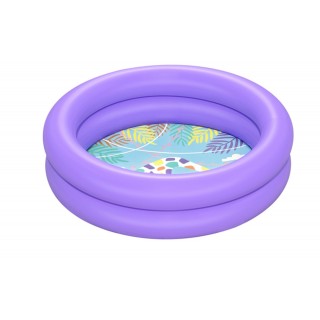 Nafukovací dětská bazénová růžová vana BESTWAY 61X15CM + opravná lišta