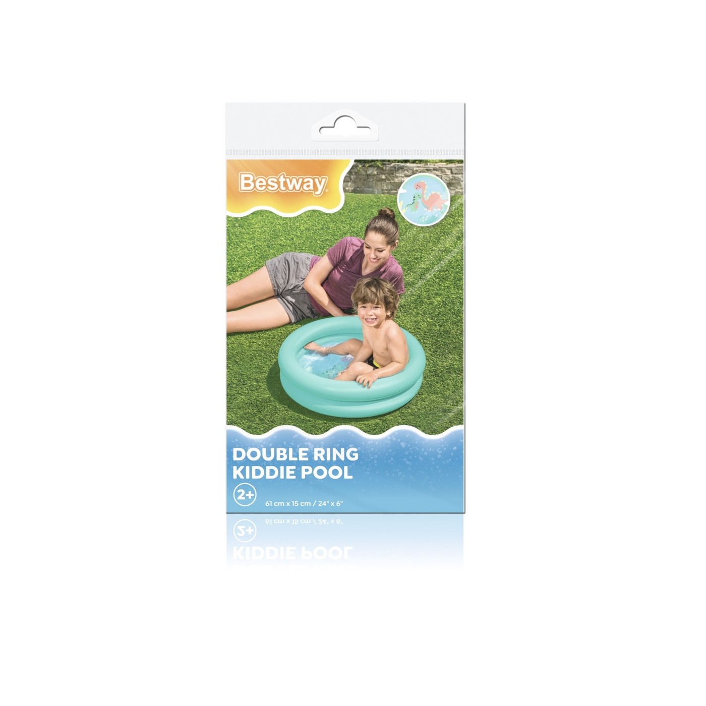 Bazénová MODRÁ sprchová vanička BESTWAY 61 x 15 cm