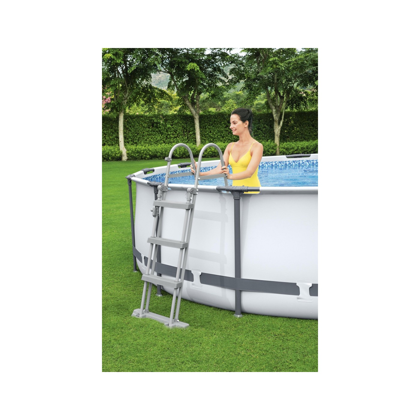 BESTWAY 107cm zahradní bazénový žebřík