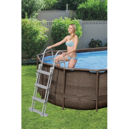 BESTWAY 107cm zahradní bazénový žebřík