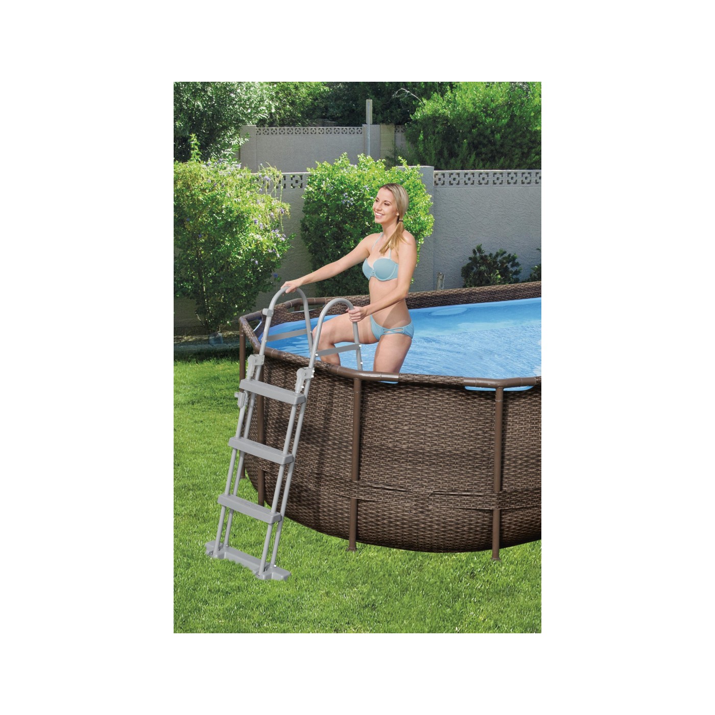BESTWAY 107cm zahradní bazénový žebřík