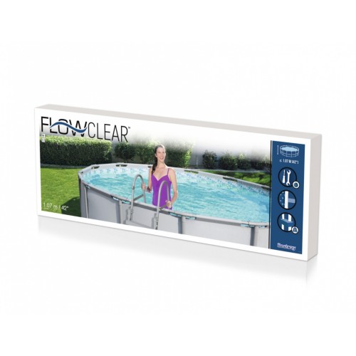 BESTWAY 107cm zahradní bazénový žebřík