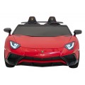 Pojazd Lamborghini Aventador SV STRONG Czerwony