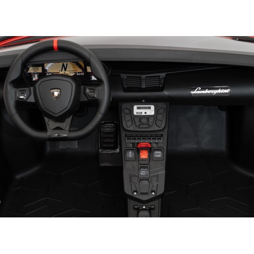 Pojazd Lamborghini Aventador SV STRONG Czerwony