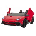 Pojazd Lamborghini Aventador SV STRONG Czerwony
