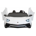Pojazd Lamborghini Aventador SV STRONG Bialy