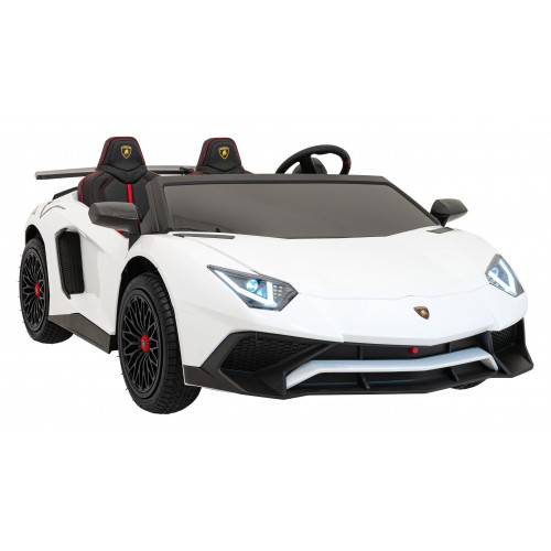 Pojazd Lamborghini Aventador SV STRONG Bialy