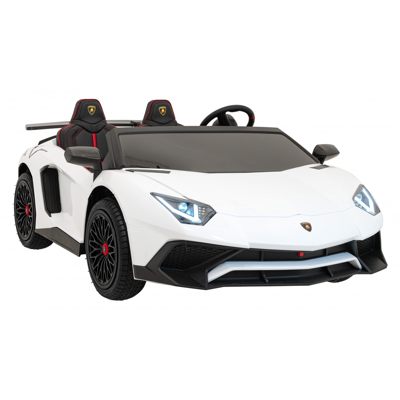 Pojazd Lamborghini Aventador SV STRONG Bialy
