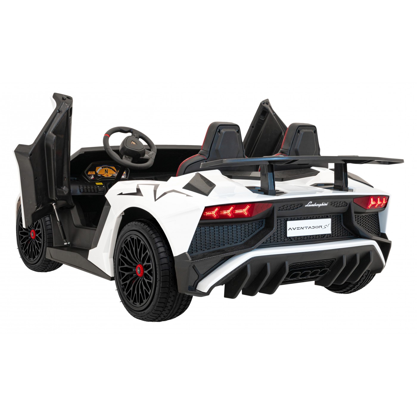 Pojazd Lamborghini Aventador SV STRONG Bialy