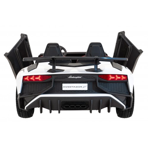 Pojazd Lamborghini Aventador SV STRONG Bialy