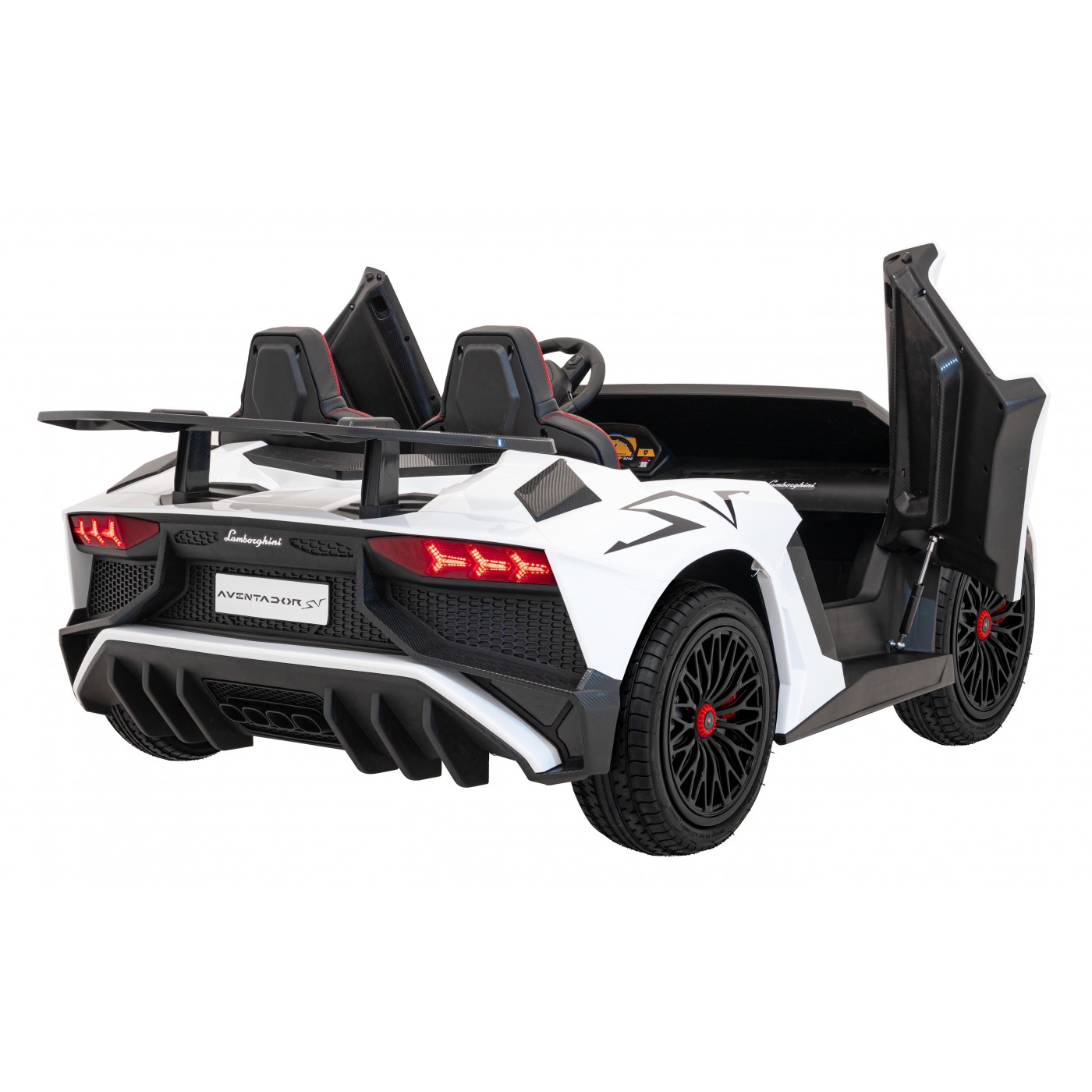 Pojazd Lamborghini Aventador SV STRONG Bialy