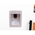 Velká dřevěná kuchyň pro děti 3+ bílá + interaktivní tóny světla + příslušenství