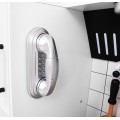Velká dřevěná kuchyň pro děti 3+ bílá + interaktivní tóny světla + příslušenství