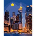 Sada malování podle čísel 40x50cm Ulice Manhattanu