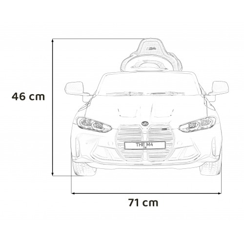 Pojazd BMW M4 Bialy