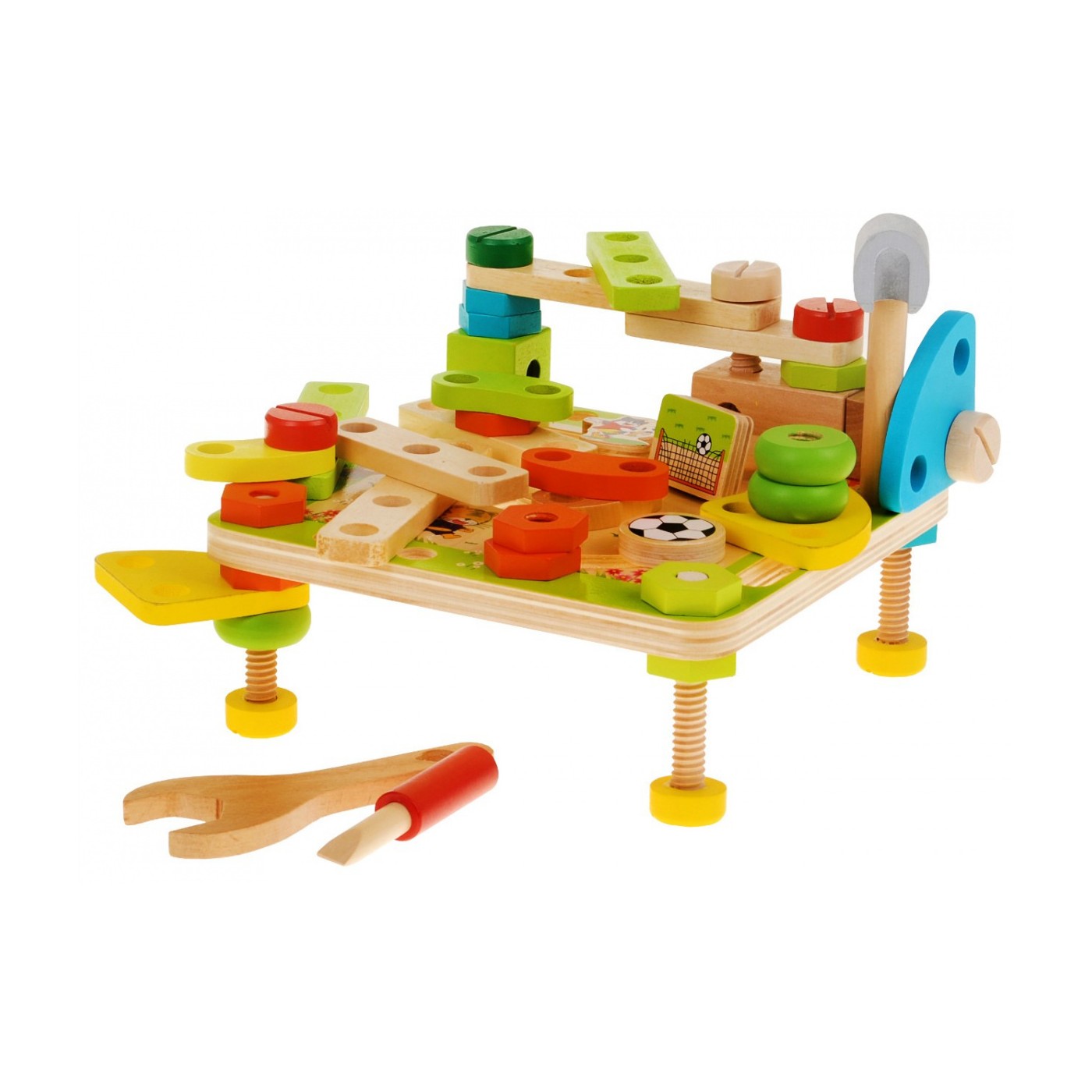 Dřevěné puzzle - dílna