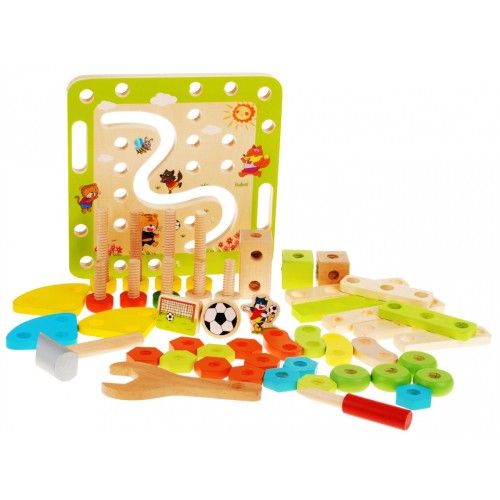 Dřevěné puzzle - dílna