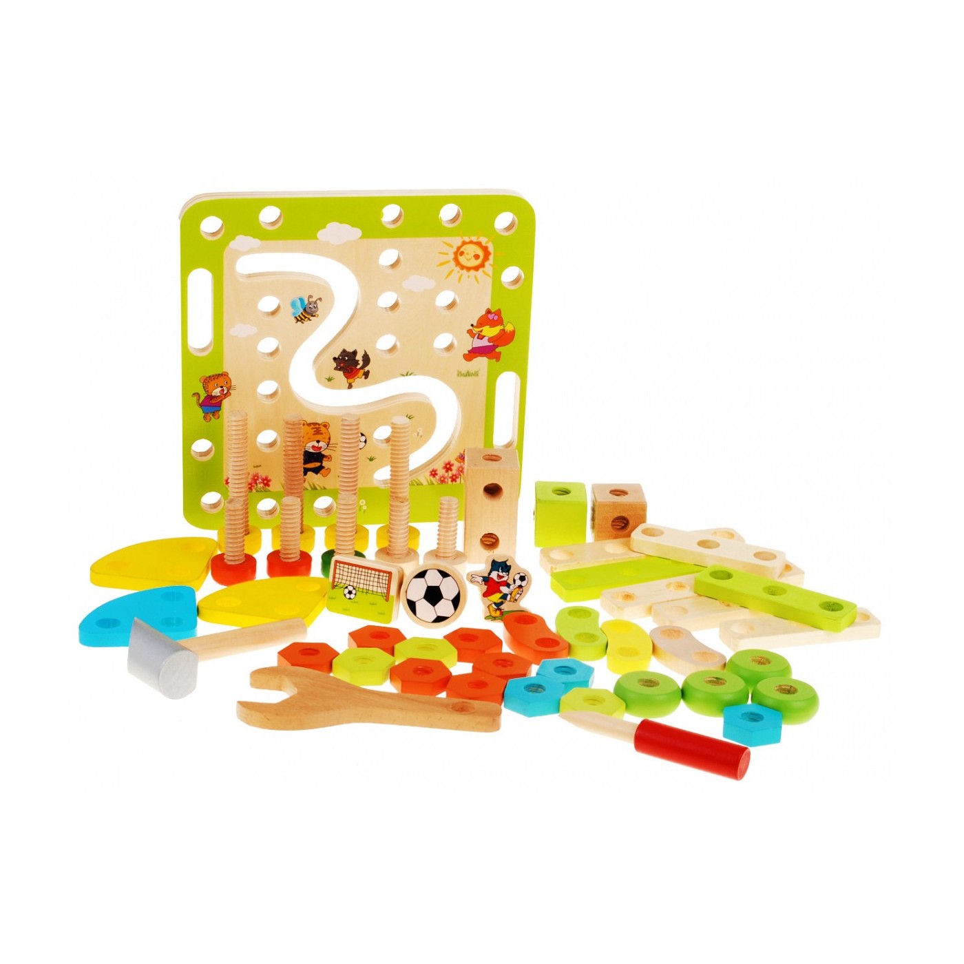 Dřevěné puzzle - dílna