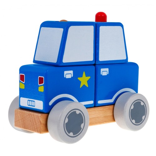 Dřevěná Autíčko Police