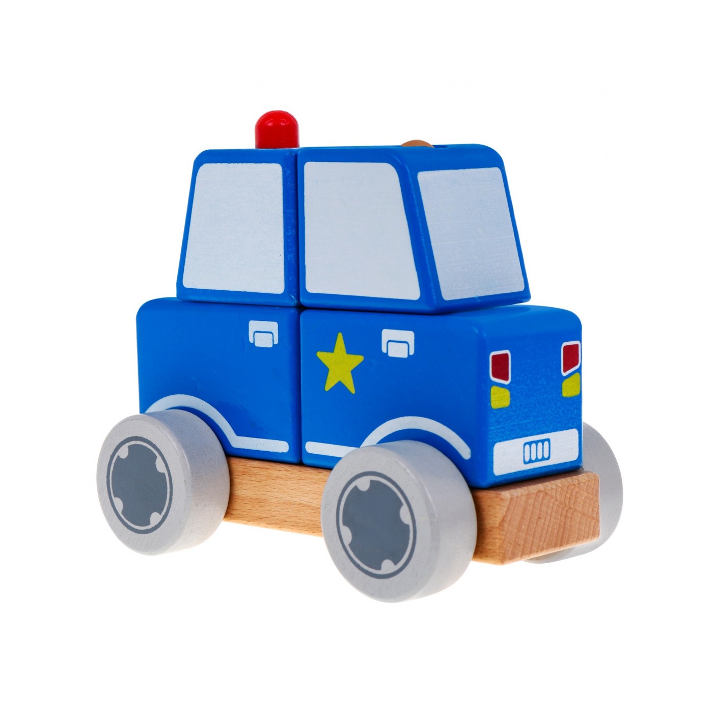 Dřevěná Autíčko Police