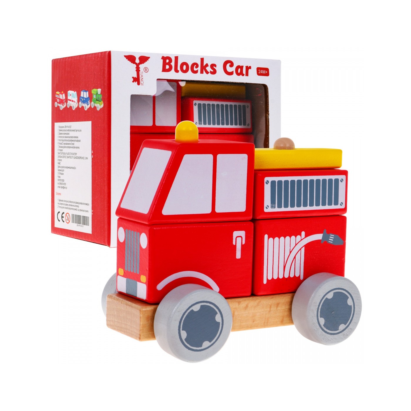 Dřevěné auto Hlídka