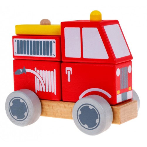 Dřevěné auto Hlídka