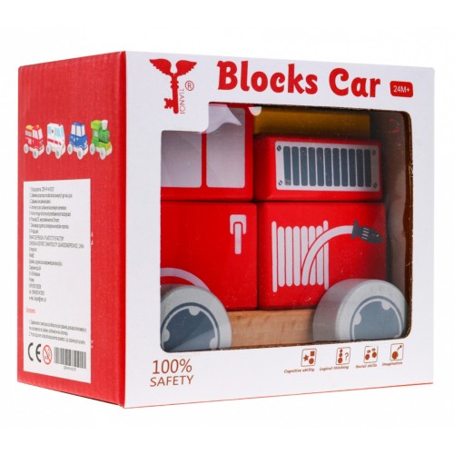 Dřevěné auto Hlídka