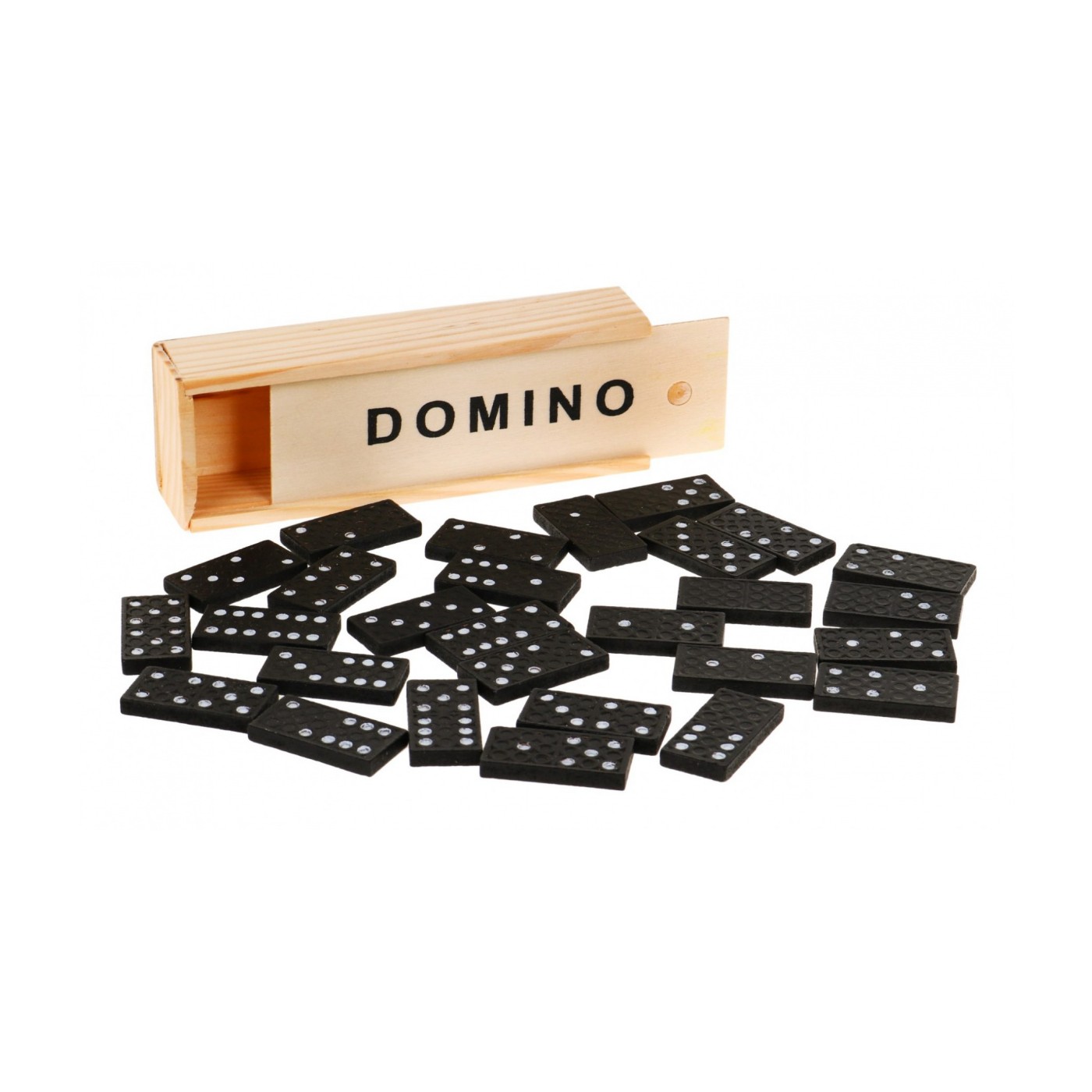 Dřevěné domino pro dospělé a děti 3+ stolní pozorovací hra