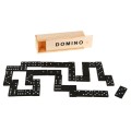 Dřevěné domino pro dospělé a děti 3+ stolní pozorovací hra