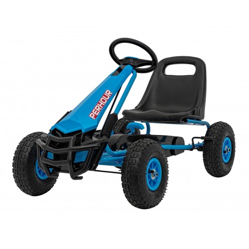 copy of Dětský pedál Air Go-kart na pedály pro děti 3+ zelená + nahuštěné pneumatiky + nastavitelné sedadlo