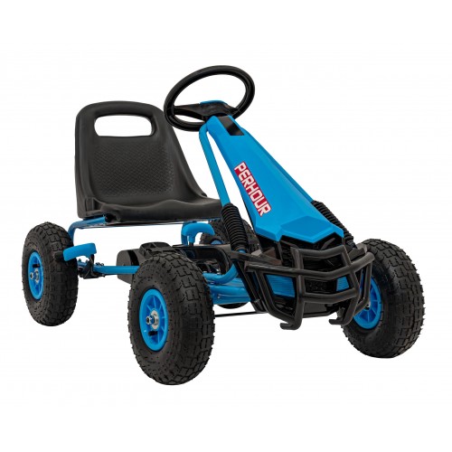 copy of Dětský pedál Air Go-kart na pedály pro děti 3+ zelená + nahuštěné pneumatiky + nastavitelné sedadlo