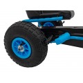copy of Dětský pedál Air Go-kart na pedály pro děti 3+ zelená + nahuštěné pneumatiky + nastavitelné sedadlo