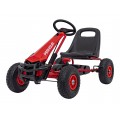 copy of Dětský pedál Air Go-kart na pedály pro děti 3+ zelená + nahuštěné pneumatiky + nastavitelné sedadlo