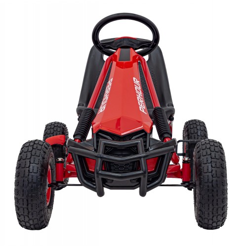 copy of Dětský pedál Air Go-kart na pedály pro děti 3+ zelená + nahuštěné pneumatiky + nastavitelné sedadlo
