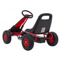 copy of Dětský pedál Air Go-kart na pedály pro děti 3+ zelená + nahuštěné pneumatiky + nastavitelné sedadlo