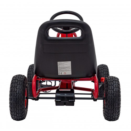 copy of Dětský pedál Air Go-kart na pedály pro děti 3+ zelená + nahuštěné pneumatiky + nastavitelné sedadlo