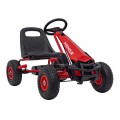 copy of Dětský pedál Air Go-kart na pedály pro děti 3+ zelená + nahuštěné pneumatiky + nastavitelné sedadlo