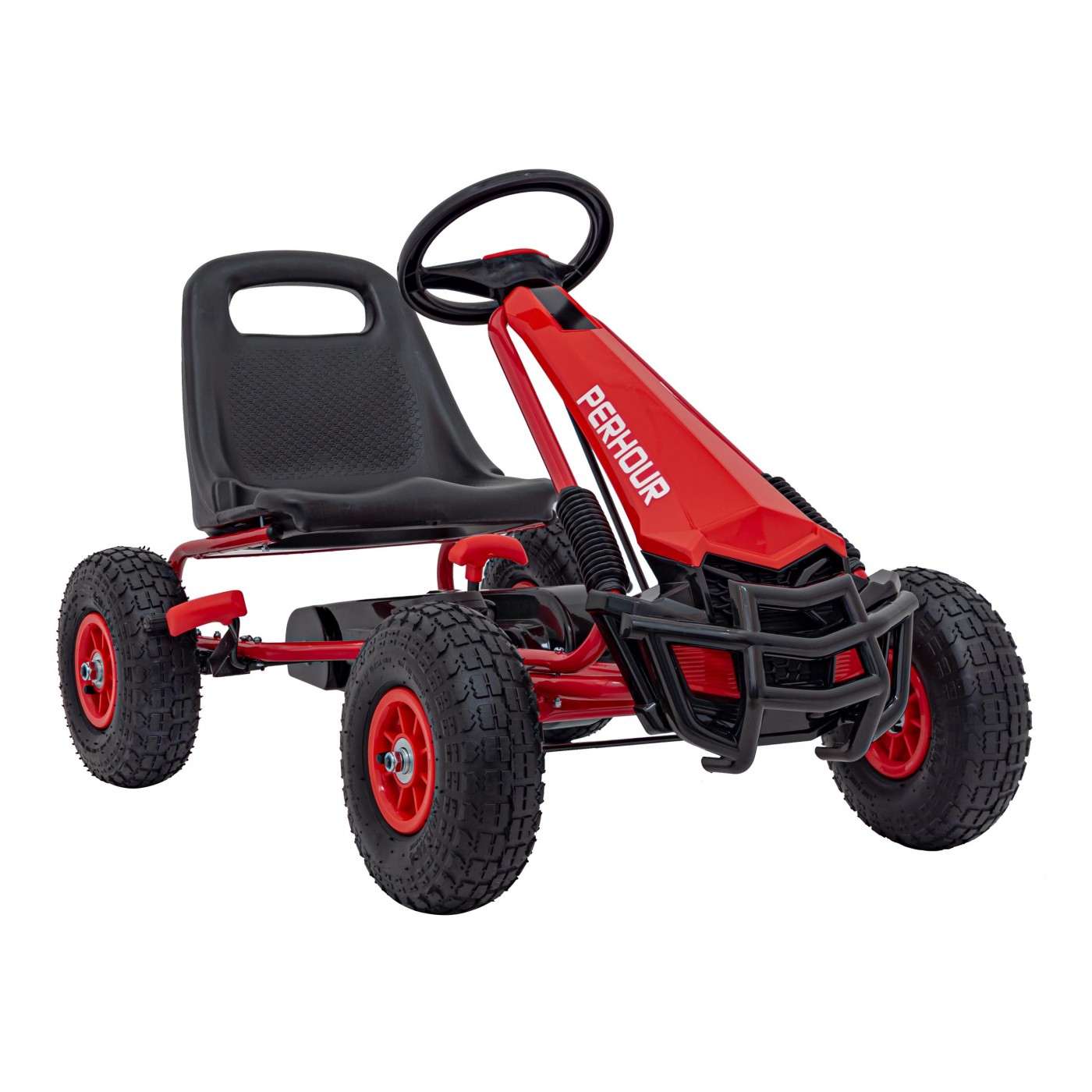 copy of Dětský pedál Air Go-kart na pedály pro děti 3+ zelená + nahuštěné pneumatiky + nastavitelné sedadlo