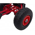 copy of Dětský pedál Air Go-kart na pedály pro děti 3+ zelená + nahuštěné pneumatiky + nastavitelné sedadlo
