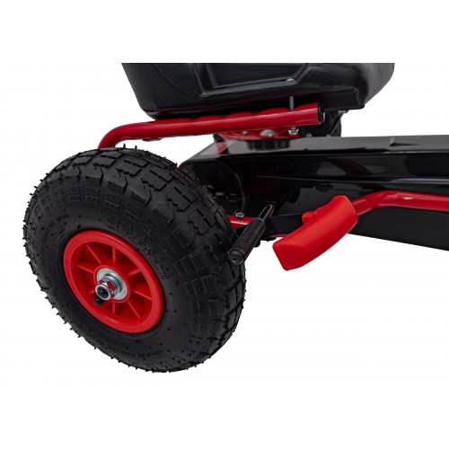 copy of Dětský pedál Air Go-kart na pedály pro děti 3+ zelená + nahuštěné pneumatiky + nastavitelné sedadlo