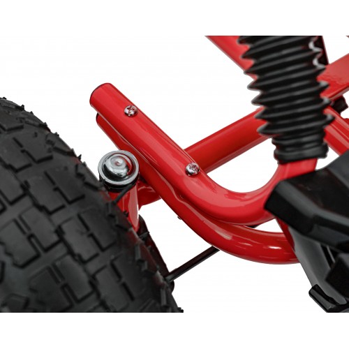 copy of Dětský pedál Air Go-kart na pedály pro děti 3+ zelená + nahuštěné pneumatiky + nastavitelné sedadlo
