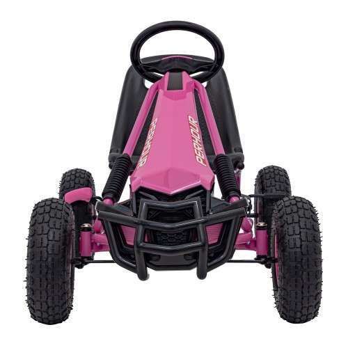 copy of Dětský pedál Air Go-kart na pedály pro děti 3+ zelená + nahuštěné pneumatiky + nastavitelné sedadlo